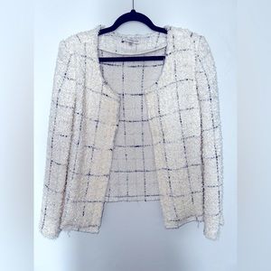 Lavender Brown tweed blazer size M